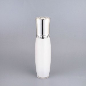White Acrylic Cosmetic Jar and Bottle Set