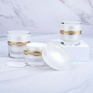 White High End Acrylic Jar and Bottle Collection