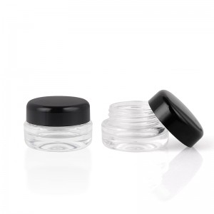 Leading Manufacturer for Rose Cream Jar - 5g Empty Custom Clear Plastic Sample Jar –  Sengmi