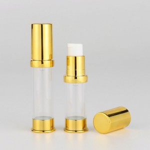 Clear Airless Pump Luxury Mist Spray Bottle