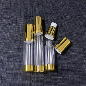 Clear Airless Pump Luxury Mist Spray Bottle