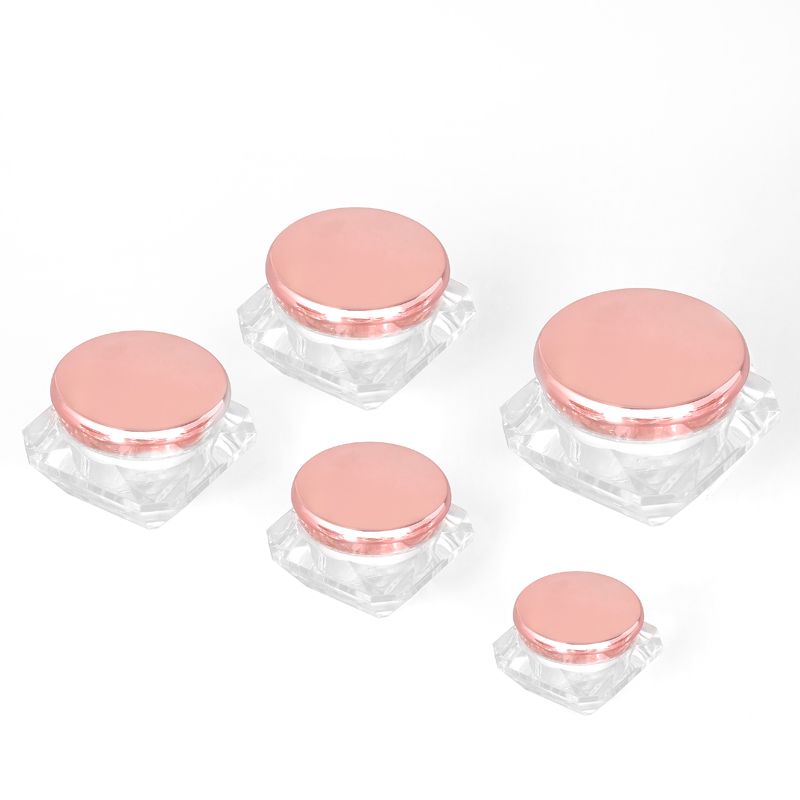 Diamond Clear Container Pot Acrylic Cosmetic Jars Featured Image