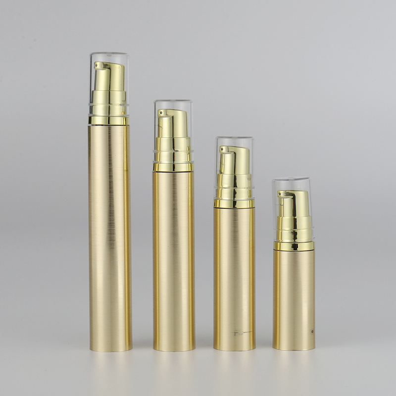 Short Lead Time for Cosmetic Airless Tube - Gold 15 ml Airless Spray Pump Bottle –  Sengmi
