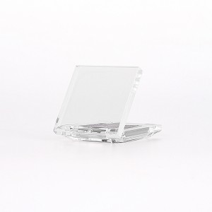 Transparent Clear Square Single Eyeshadow Compact Case