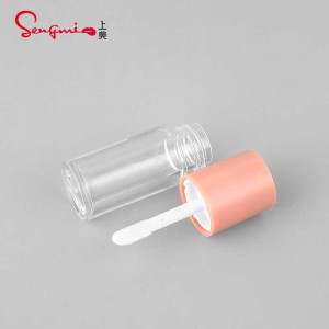 Mini Pink Big Brush Lip Gloss Containers Tube