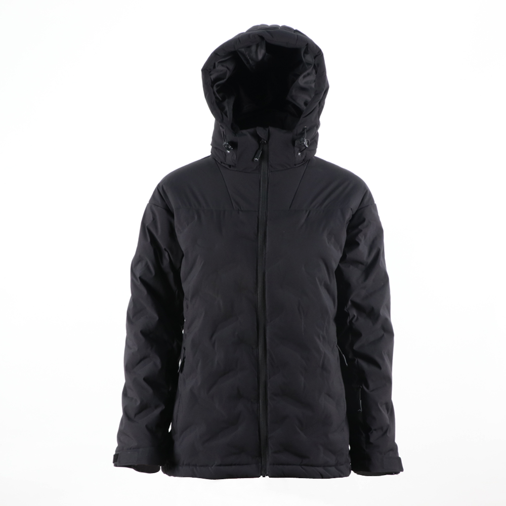 Women’s padded jacket 4024999 fabric with 3D effect