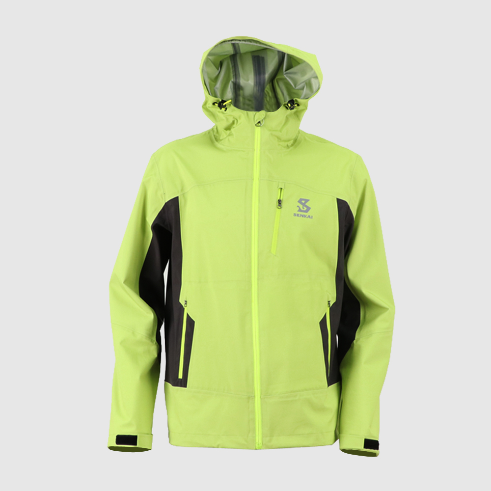 Men Waterproof Rain Jacket Hooded Windbreaker Outdoor Rain Coats Mesh Lined Rain Layer Jacket for Hiking Travel 8220647