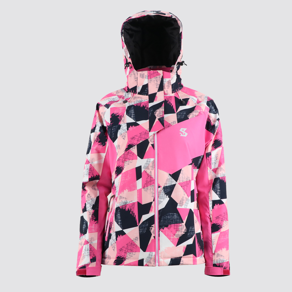 Waterproof women warm thicken padding outdoor recycled coat China manufactory 9220306