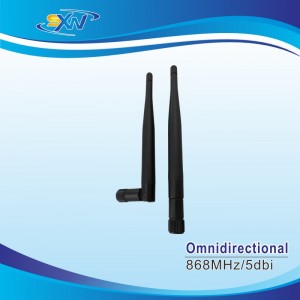High gain tilt swivel omni UHF 433MHz rubber duck antenna with sma connector