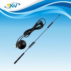 Multi frequency band magnetic foot 2G, 3G, 4G LTE Whip Antenna 9dbi