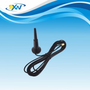 Waterproof mini rugged mag GSM/UMTS antenna, 3 meter, SMA male connector