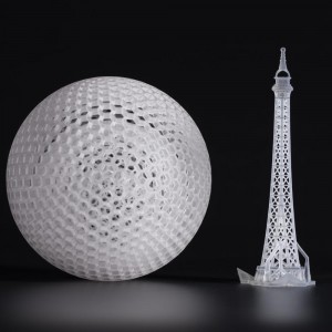 Resin 3D printing building prototype