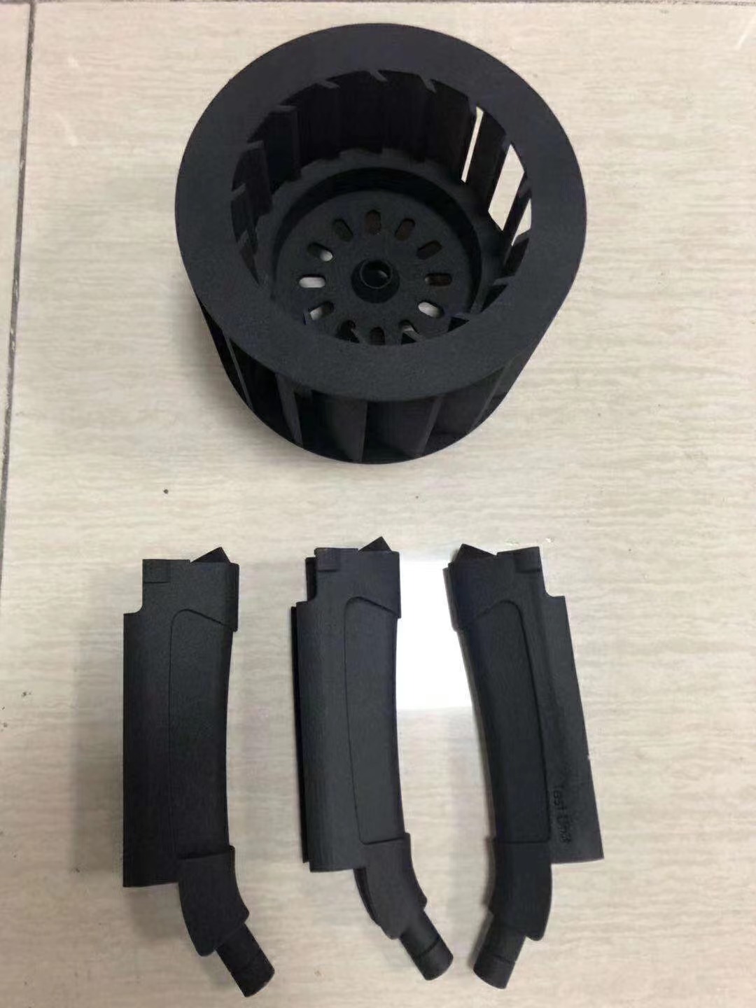 Wholesale China Resin 3d Printing Parts Factories Pricelist –  Industrial Customized MJF 12 Black Nylon Parts 3D Printing Service  – Senze