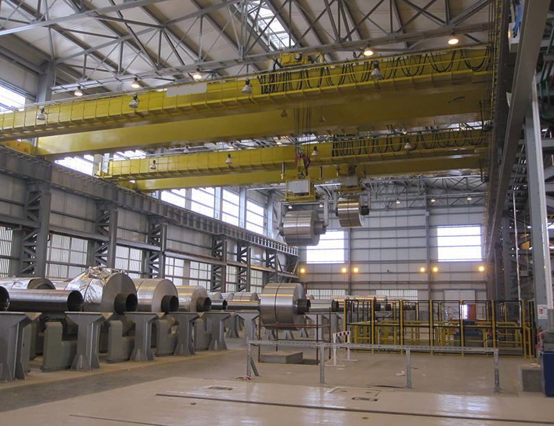 Automatic metal coil storage overhead crane (6)