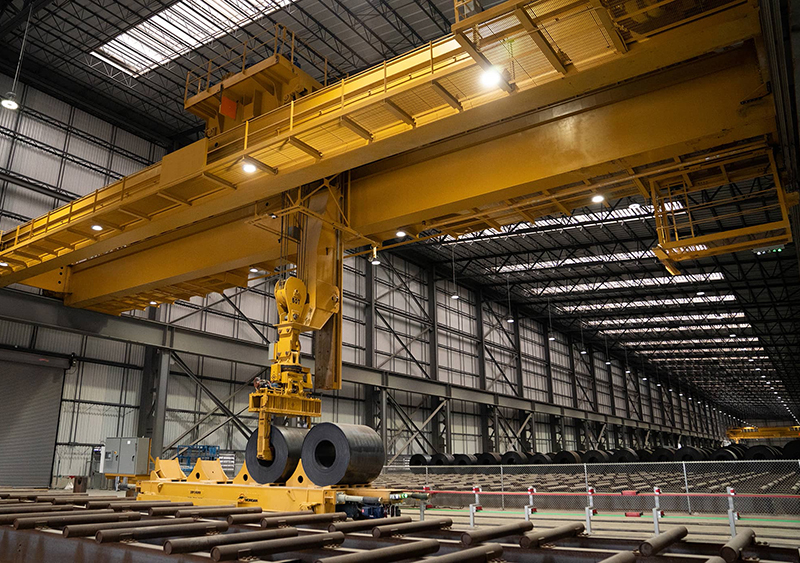 Automatic Metal Coil Storage Overhead Crane Featured Image