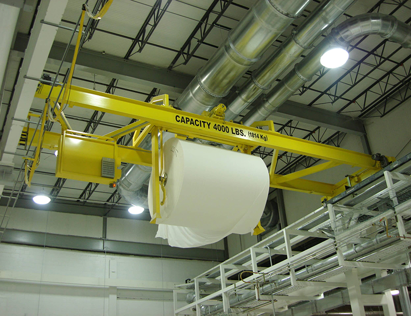 Automatic paper roll storage intelligent crane (8)