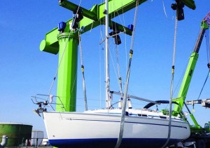 Pillar Slewing Jib Crane for Lifting Boat