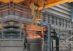 50 Ton Steel Mill Ladle Handling Workshop Overhead Traveling Crane