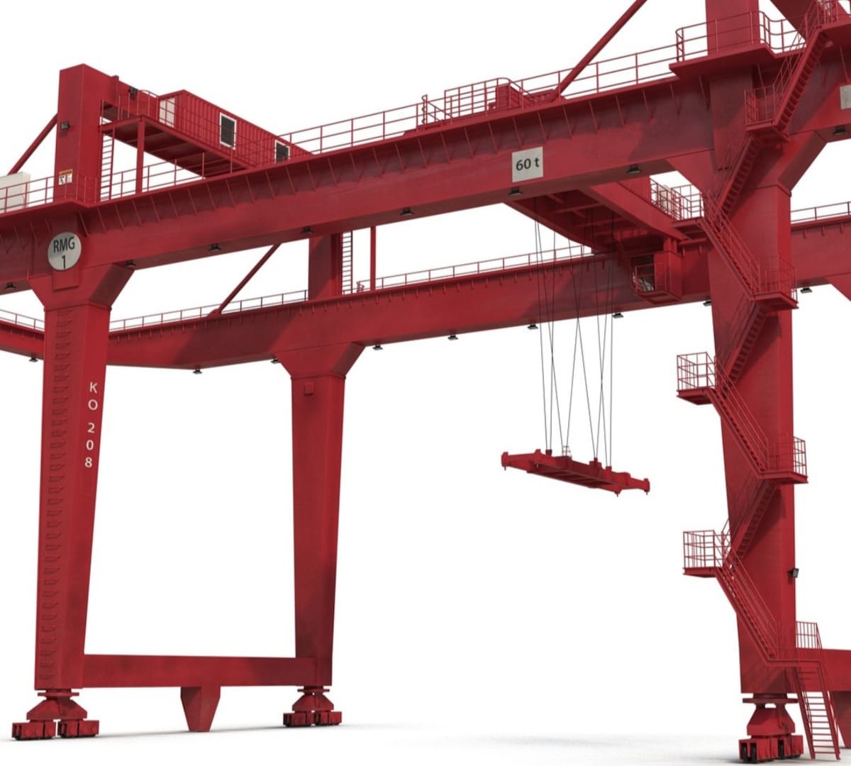 SEVENCRANE-Rail Mounted Gantry Crane 7