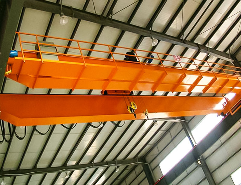 Suspension double girder bridge crane