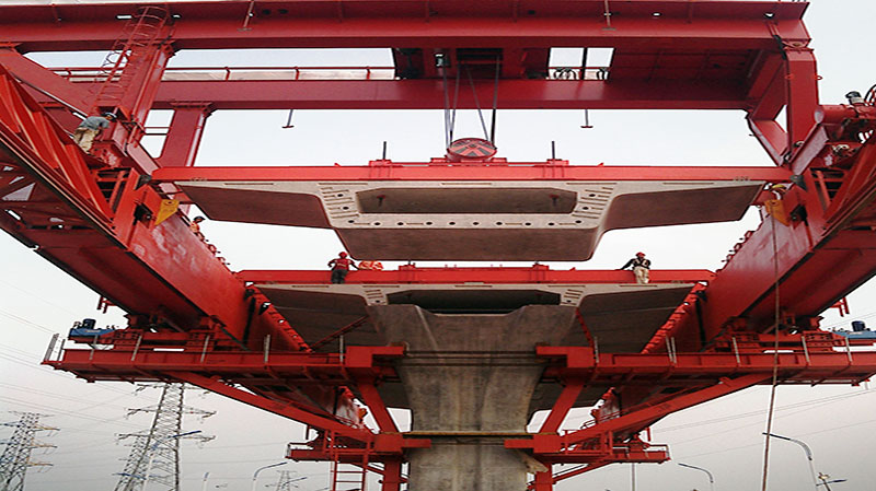 gantry crane for bridge building