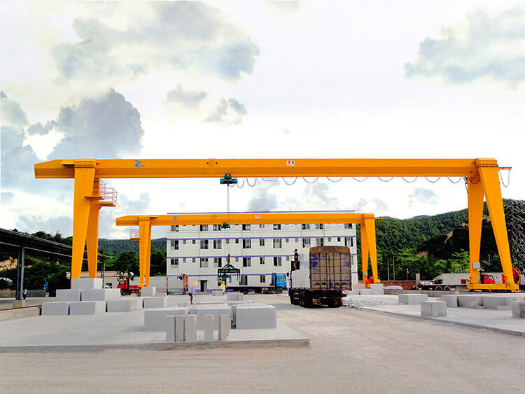 MH Electric Single Girder Gantry Crane Get Ready for Shipped to Philippines