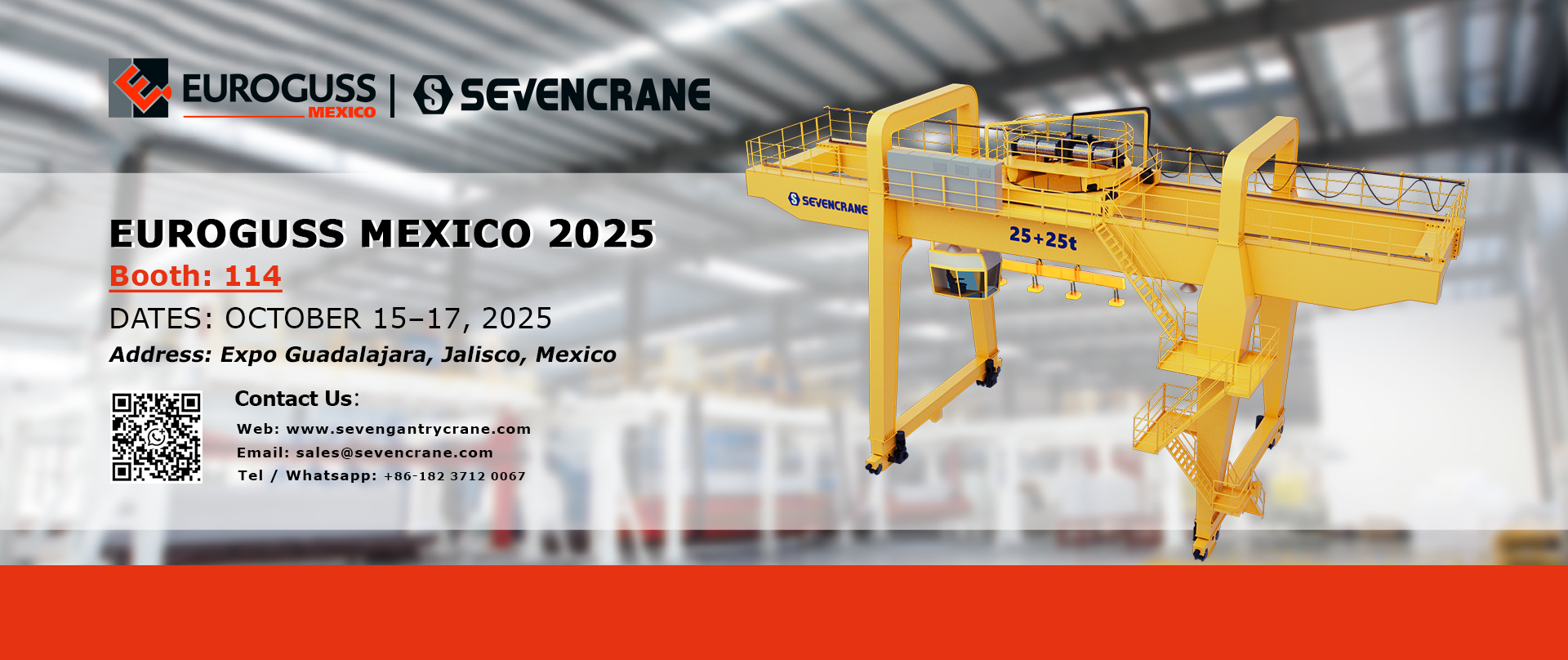 SEVENCRANE to Attend EUROGUSS Mexico 2025