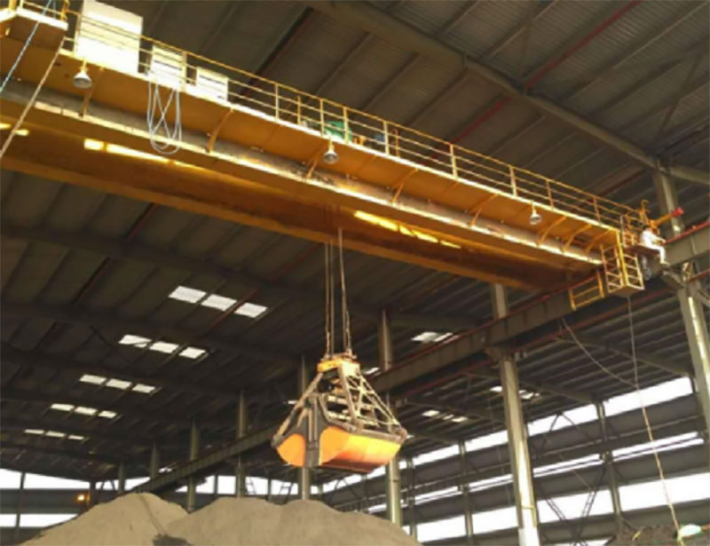 hydraulic clamshell bridge crane