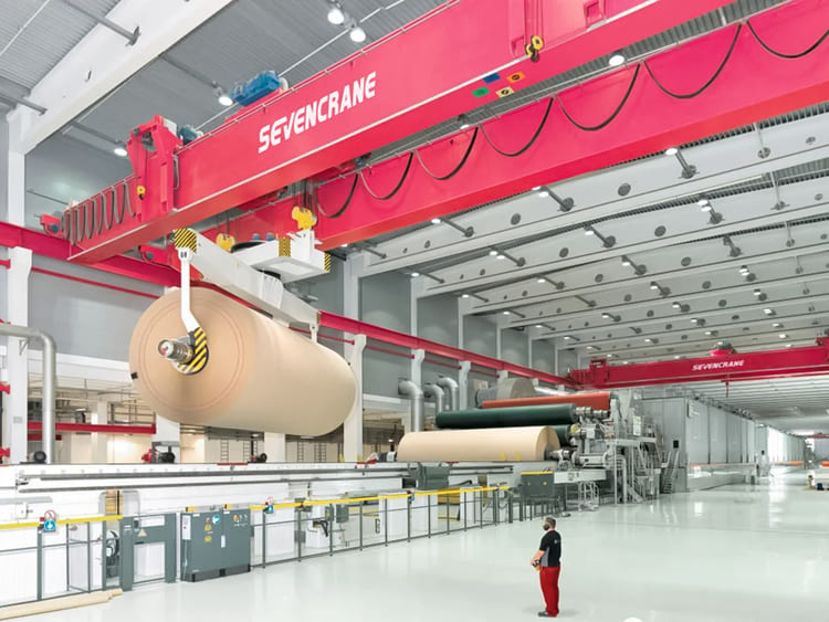 Overhead Crane Provides an Optimal Lifting Solution for Paper Mill
