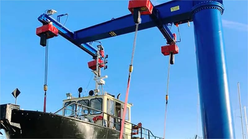 Boat Jib Cranes for Docks Are on Sale