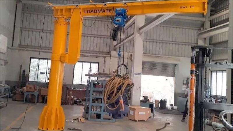 Workshop 5-Ton Electric Fixed Pillar Jib Crane