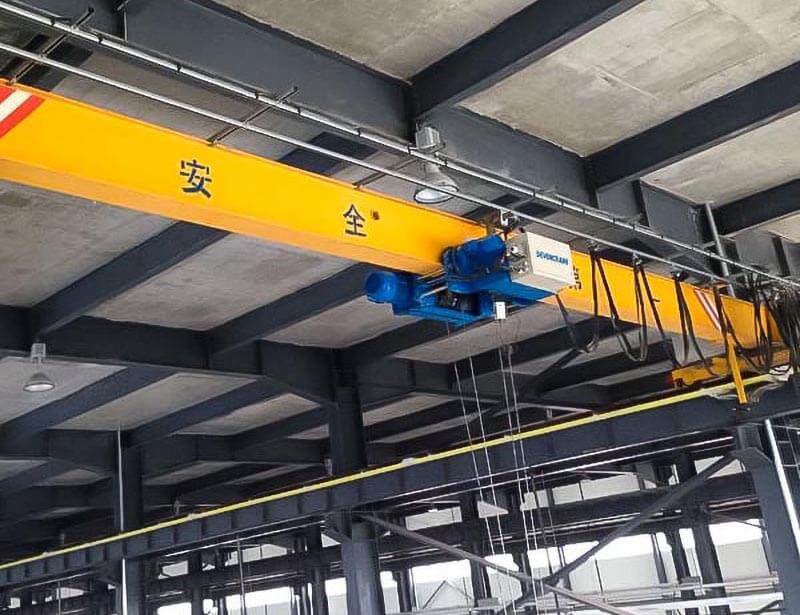 single girder crane with hoist