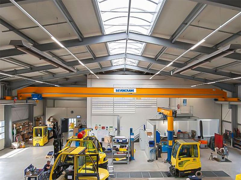 Dismantling Of The Reducer Of A Single Beam Overhead Crane
