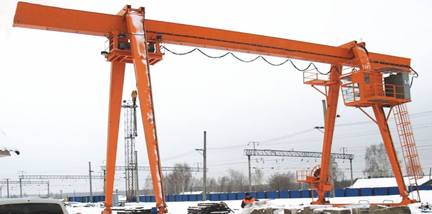 10T Single Girder Gantry Crane for Outdoor Use in Mongolia