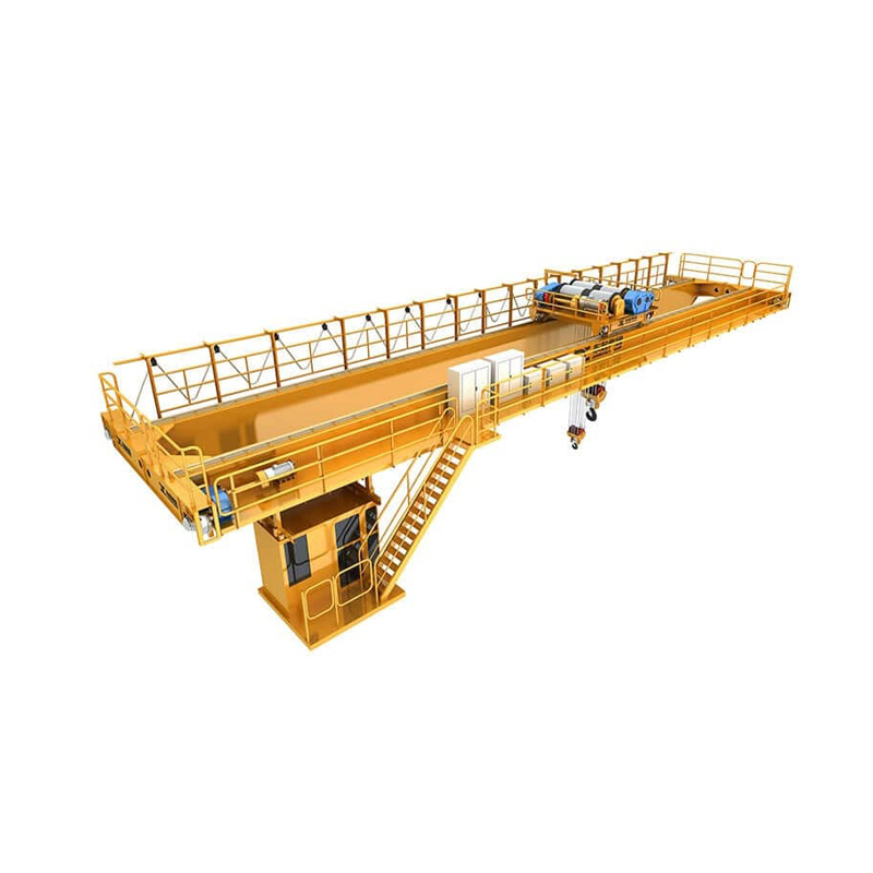 Industrial-10-ton-Double-Girder-Grab-Overhead-Bridge-Crane