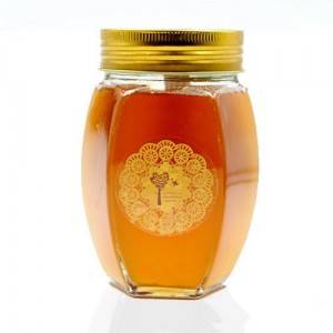 Factory Round Glass Honey Jar with Lid