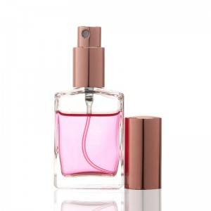China Thin Glass Perfume Bottle Factory - 30ML Glass Refillable Perfume Square Portable Bottle – Sogood