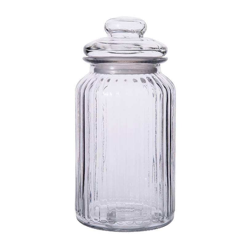 Glass Storage jar with cork Featured Image