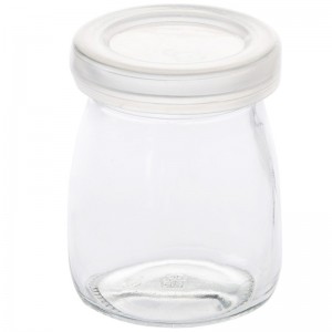 Hot sell pudding yogurt candy glass jars with cork lid