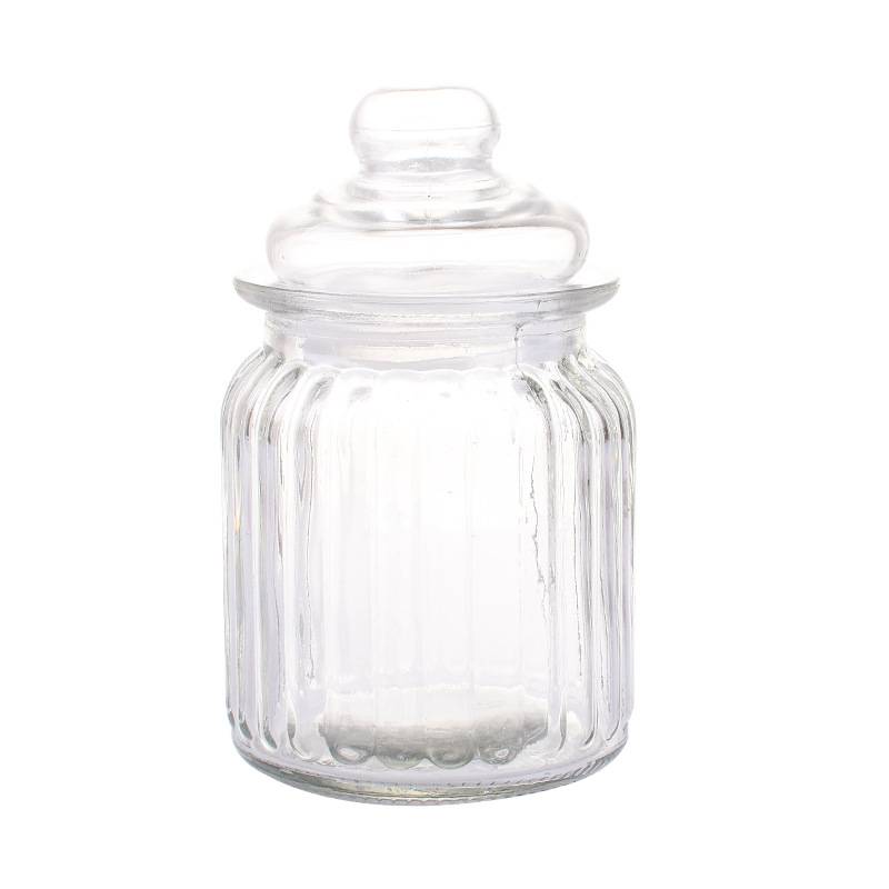 China Glass Sealed Jar with Cork Featured Image
