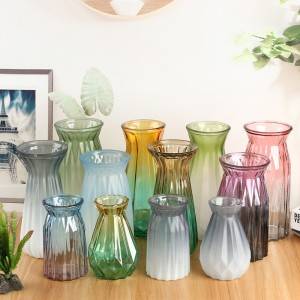 Small Glass Flower Wedding Vase in Various Shapes