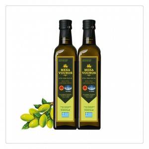 Factory Green brown glass for olive oil bottle