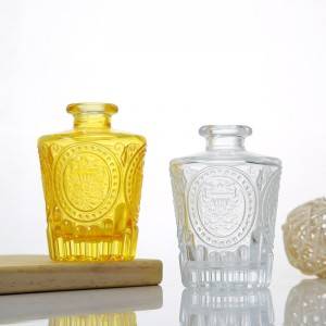 Feel Fragrance Glass Diffuser Bottles Diffuser Jars with Caps