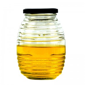 Wholesale Flower Tea Cup Factory - Honey pickle jam jar thickened round food storage jar tank – Sogood
