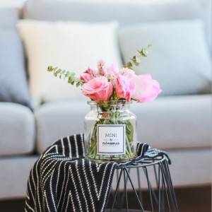 pastoral glass vase living room bottle for home decor