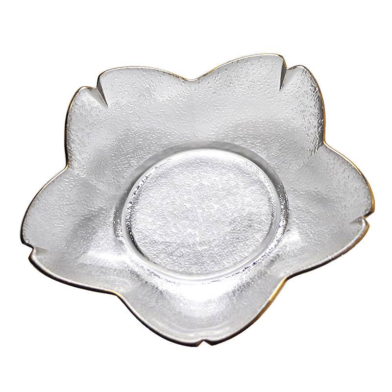 Hot sell flower – shaped transparent glass salad, fruit and vegetable bowl Featured Image