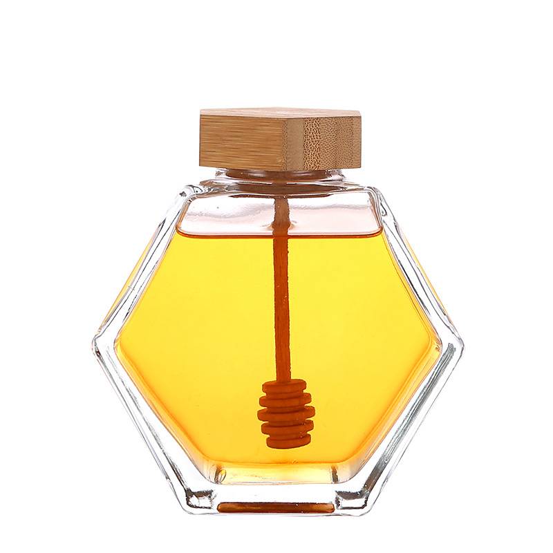 Hexagon honey scented bottle