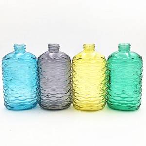 433ML 4Pack Glass  Lotion Soap Dispenser Bottle with Pump for Bathroom, Kitchen