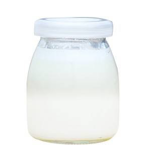 Hotsale Glass Milk Bottles with Lids for Water and Juice