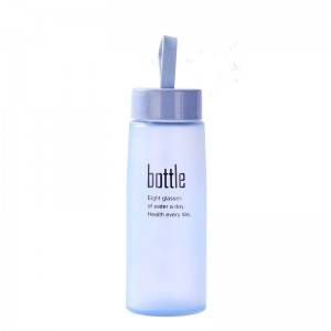 480ML Multi-color Glass Drink Bottle with Handle